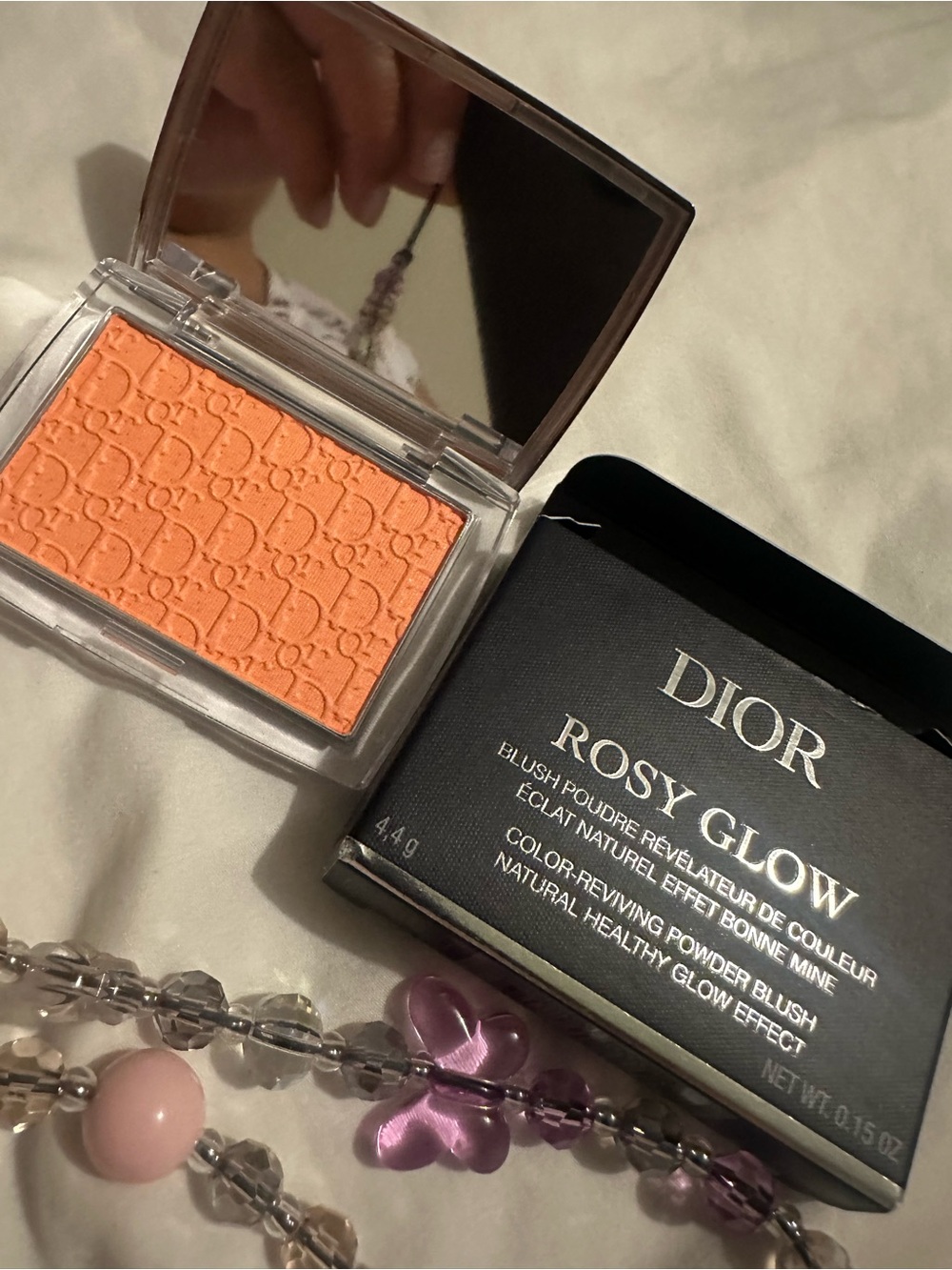 Dior Rosy Glow Powder Blush — Bright Orange